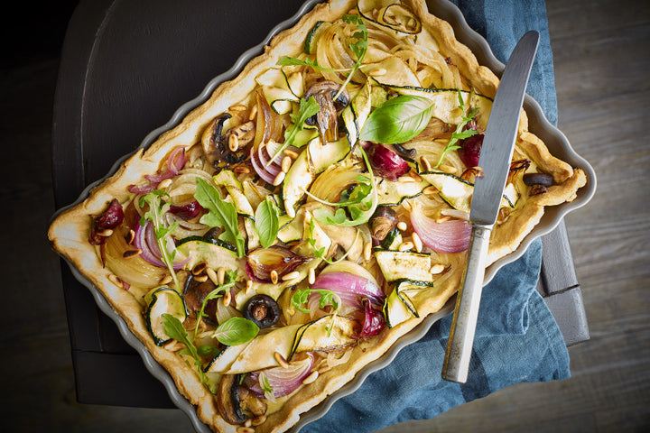 Deep Rectangular Tart Dish - Flour