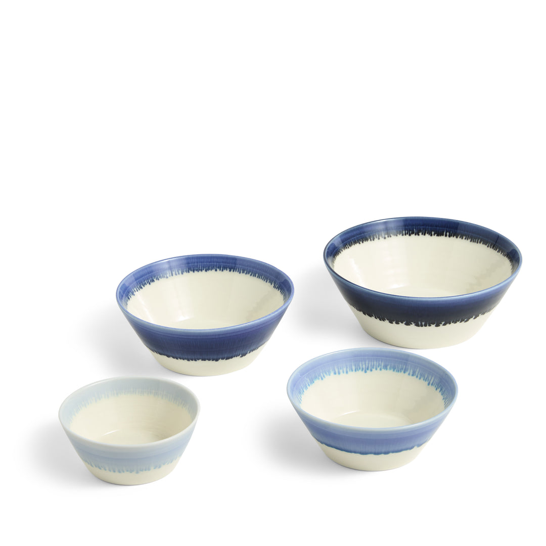Pacific Glaze Stacking Bowl Blue Set of 4
