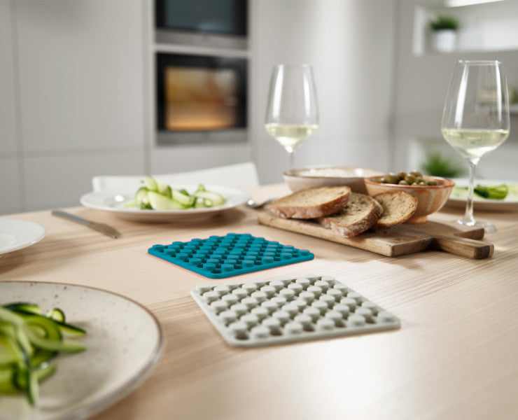 2pc Silicone Trivets (Opal/Stone)