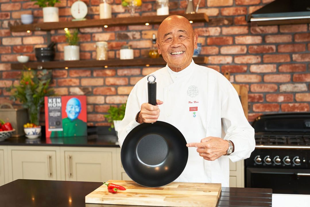 Excellence Non-stick Carbon Steel Wok 35cm