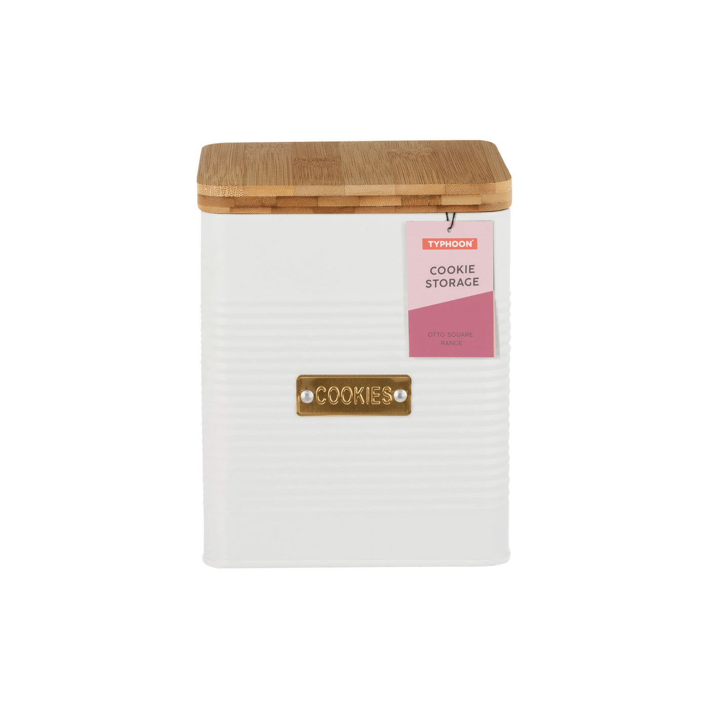 Square Cookie Storage 2.7L White
