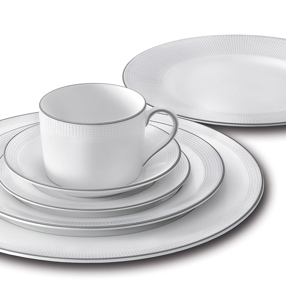 Vera Wang   Blanc Sur Blanc Rim Soup 23cm