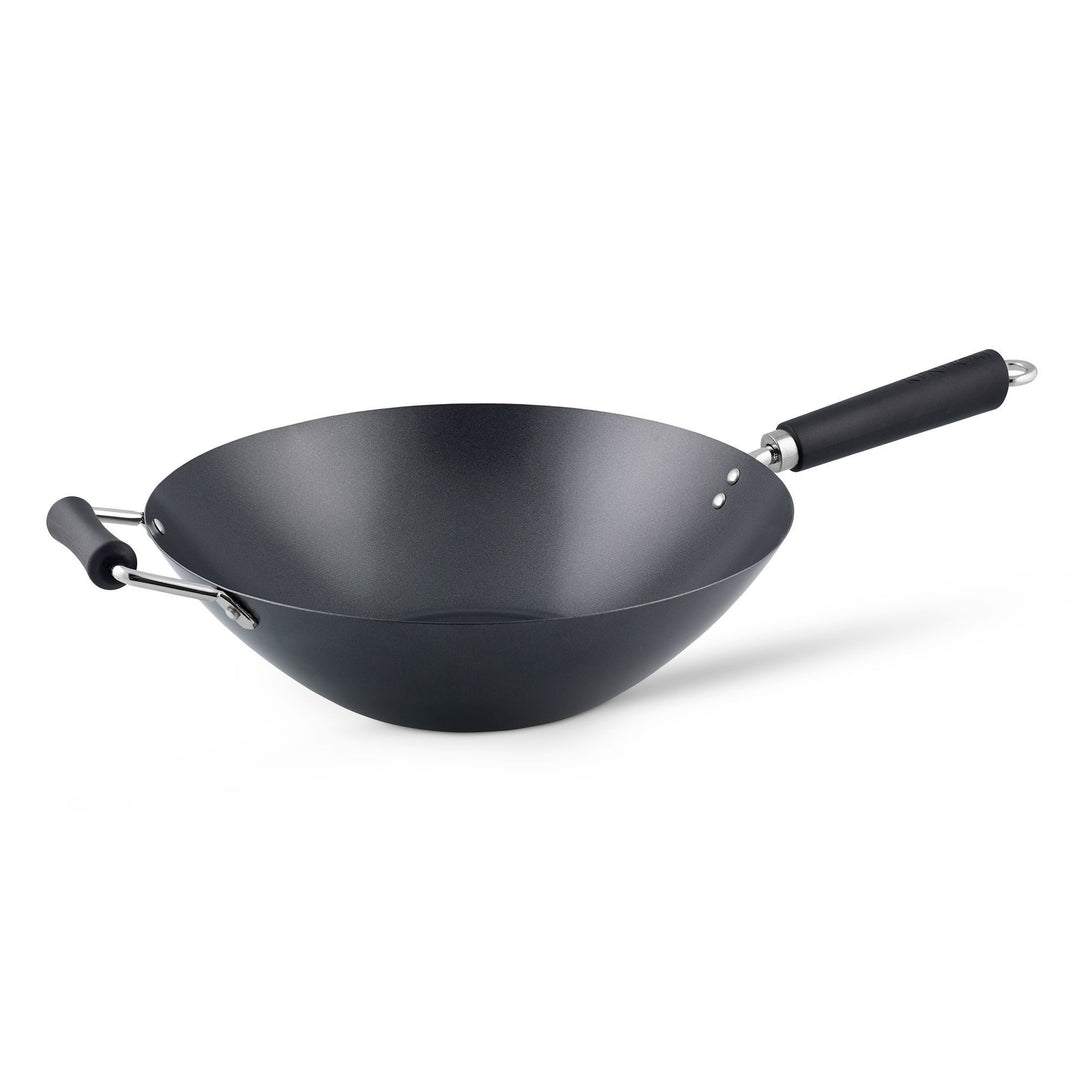 Excellence Non-stick Carbon Steel Wok 31cm