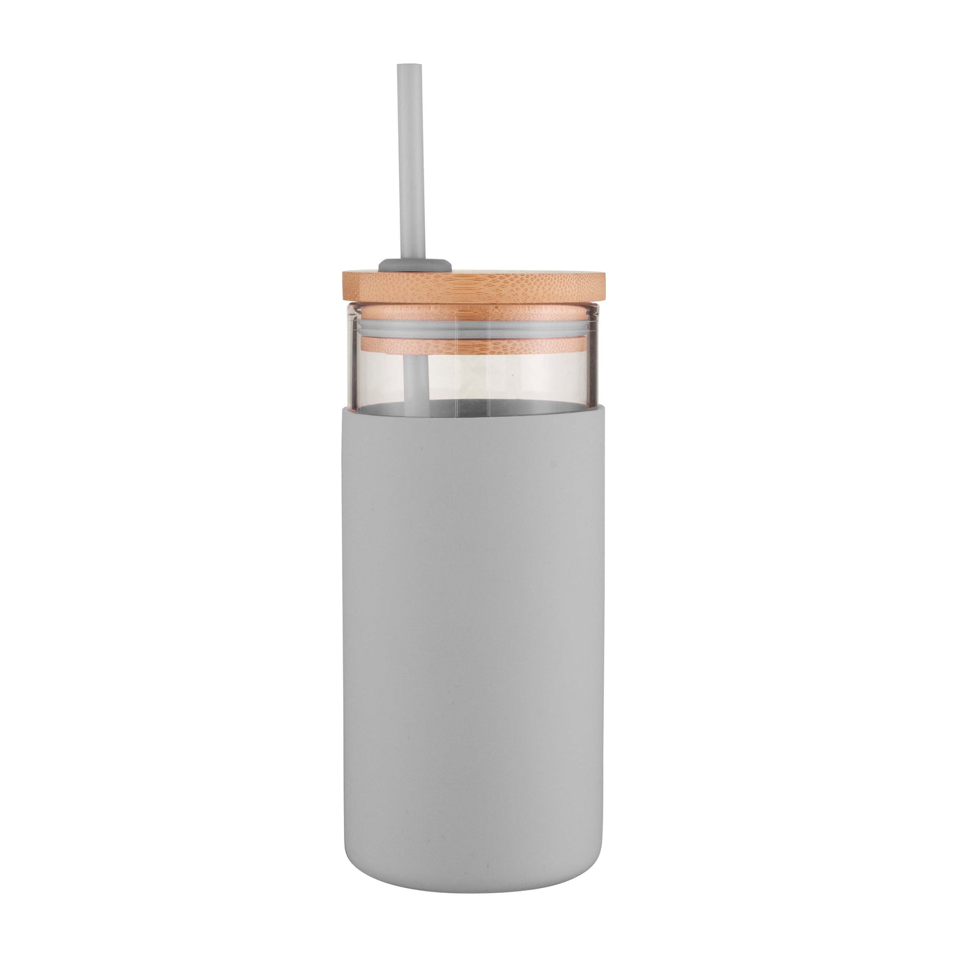 Glass Smoothie Tumbler 500ml - Grey