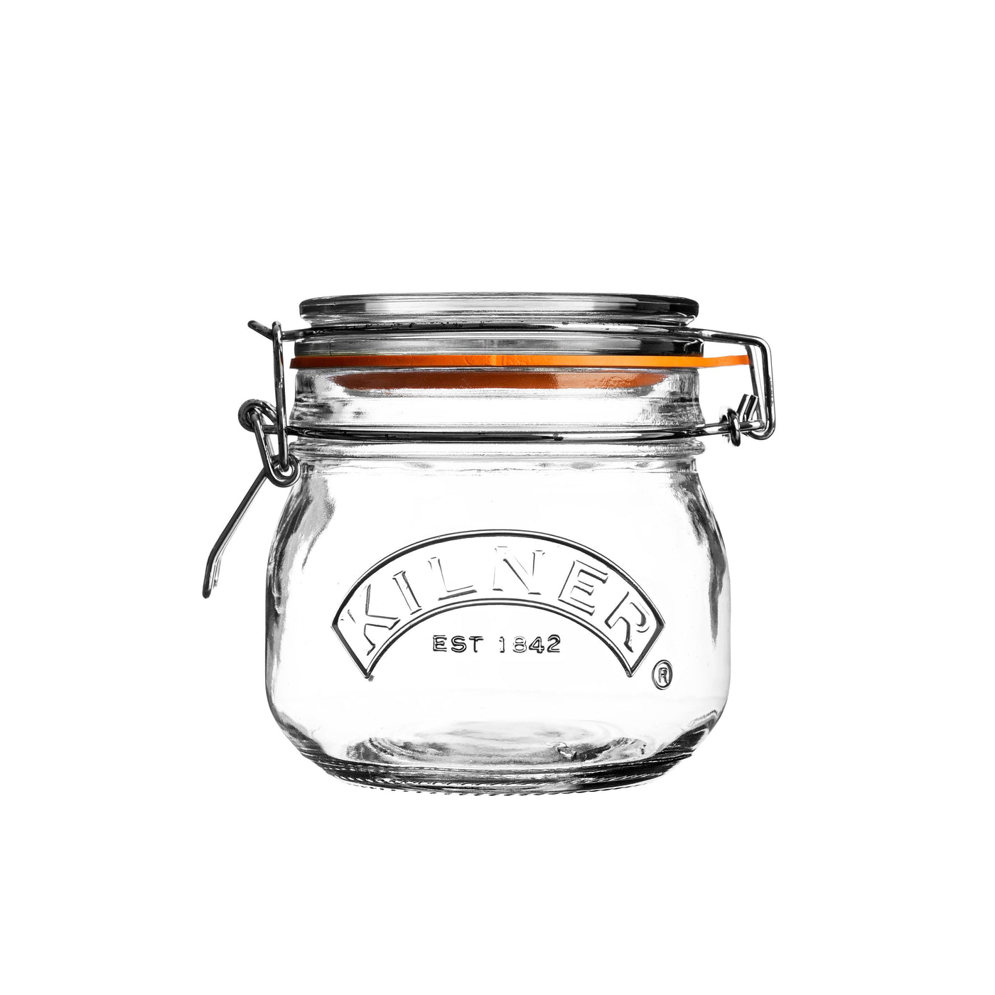 Round Clip Top Jar 500ml