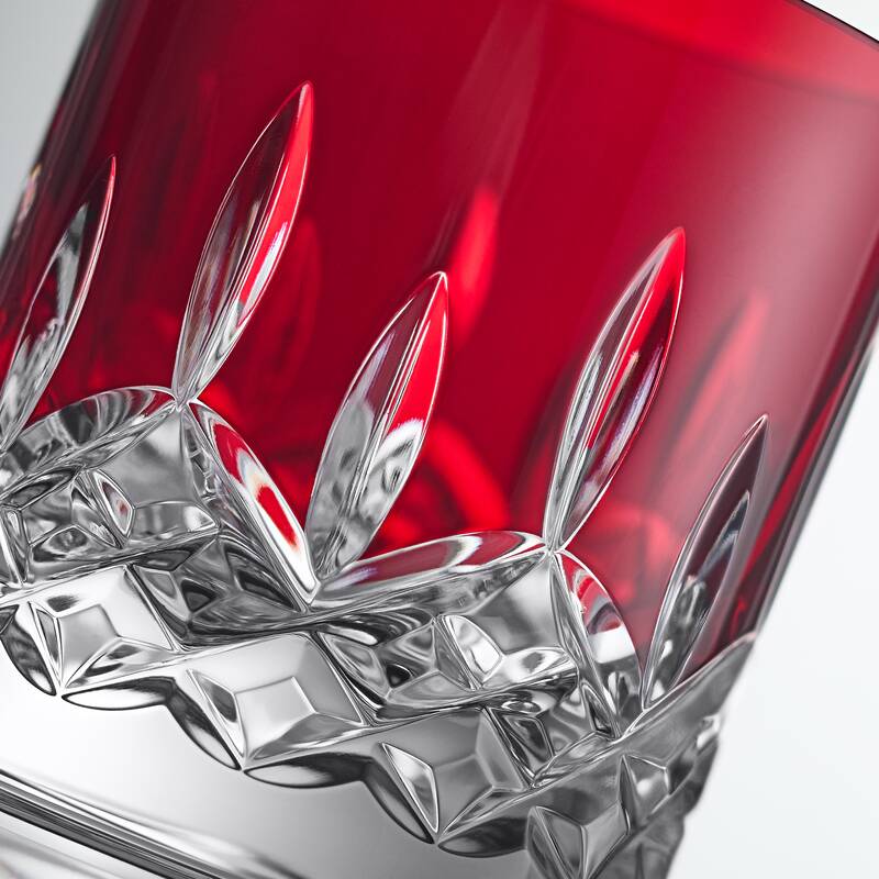 Waterford Lismore Red Tumbler Straight 180ml, Set of 2