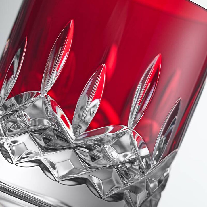 Waterford Lismore Red Tumbler Straight 180ml, Set of 2