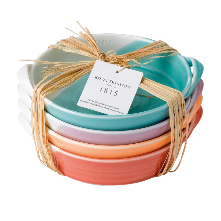 1815 Mini Serving Dishes set of 4 Brights 19cm