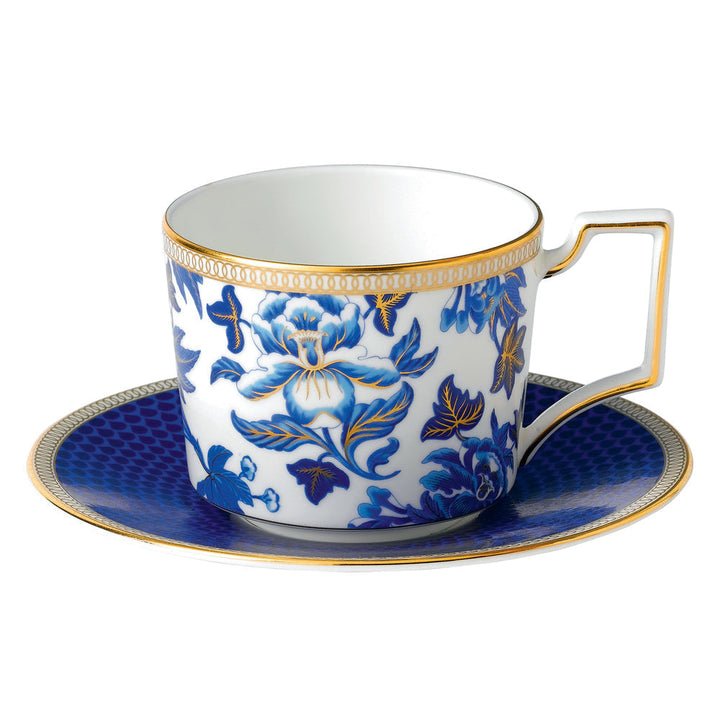 Hibiscus Teacup & Saucer