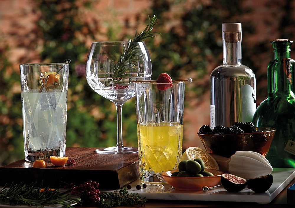 Waterford Crystal Gin Journey Lismore Gin Hi Ball Pair