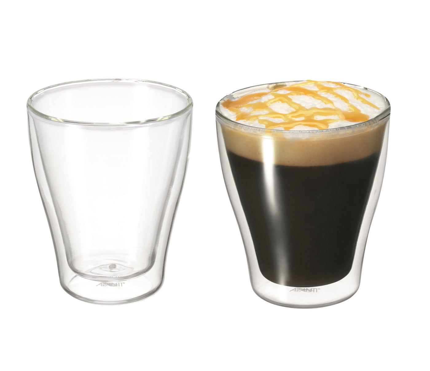 Twin Wall Glass Modena 250ml 2 Piece Set