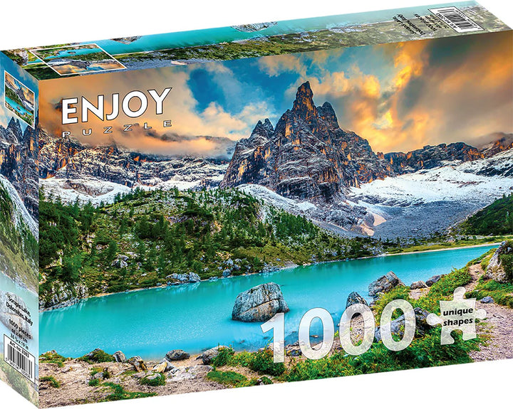 Sorapis Lake, Dolomites, Italy - 1000 Piece Jigsaw Puzzle