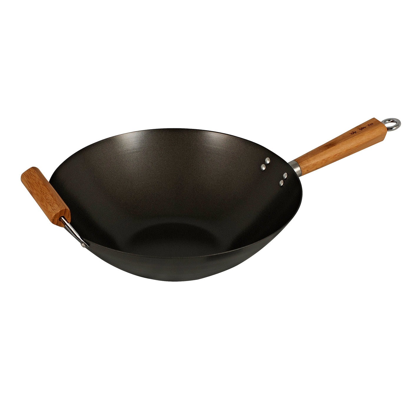 Wok 35CM - Carbon Bamboo Hndle