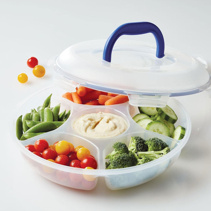 Chip n Dip Round Divider - 2.3L