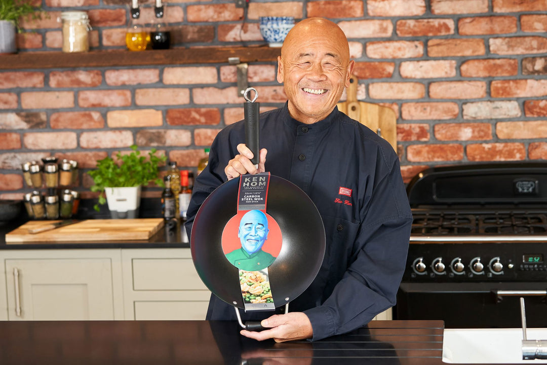 Excellence Non-stick Carbon Steel Wok 31cm
