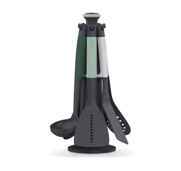 6 Piece Utensil Carousel - Sage