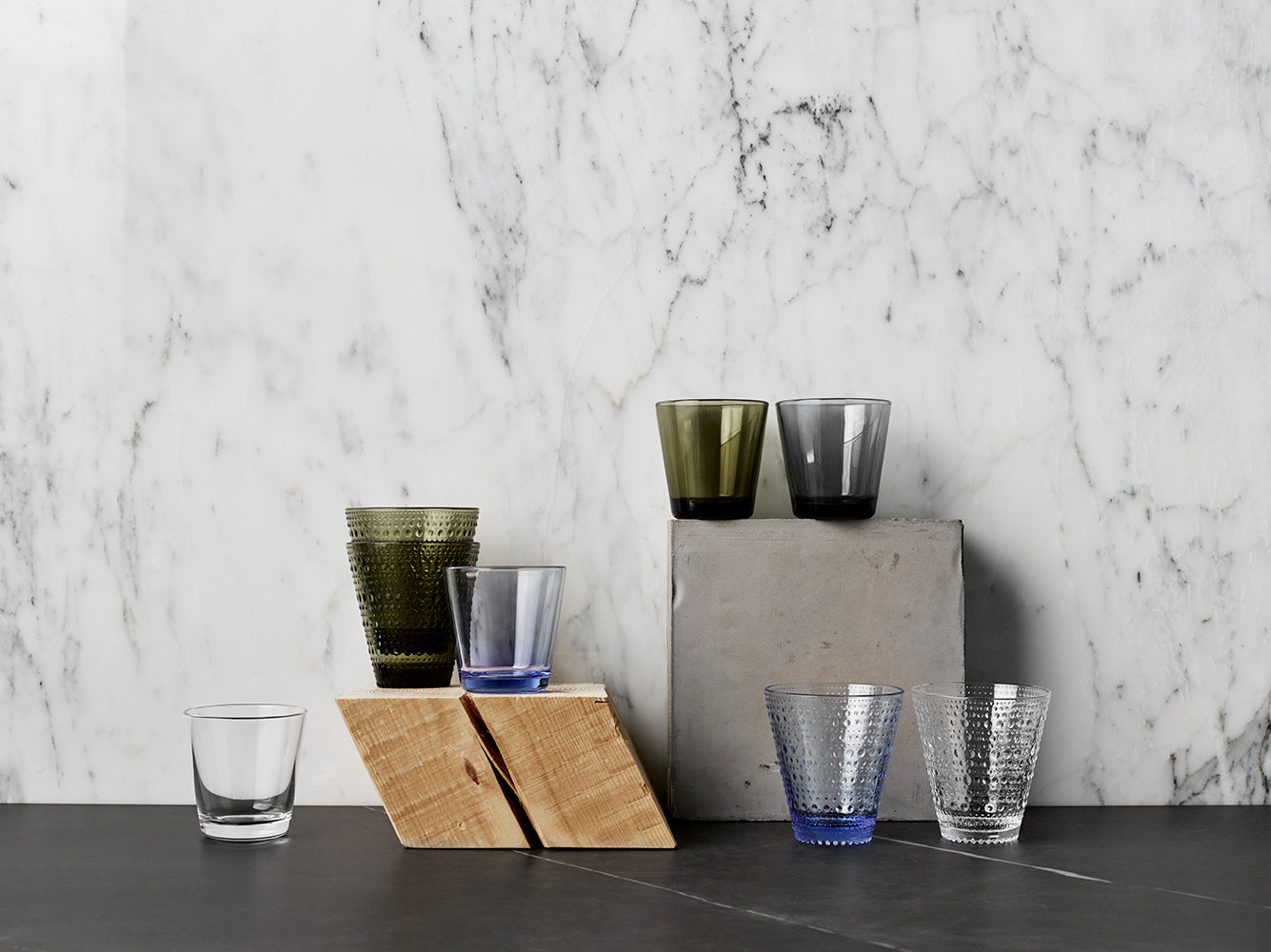 Kastehelmi Tumbler Pair Aqua