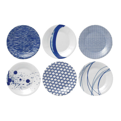 Pacific Set of 6 Plates 16cm