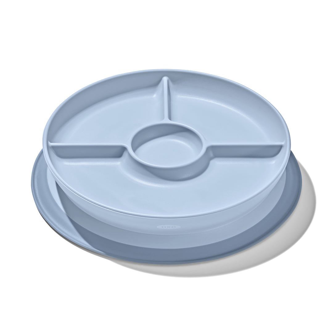 TOT Stick & Stay Divided Plate - Dusk