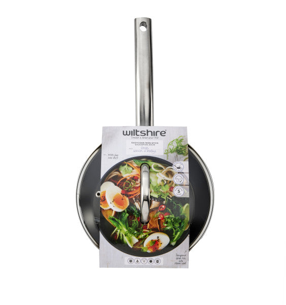 Easycook Blue Non-stick Saucepan 20cm|2.17l with glass lid