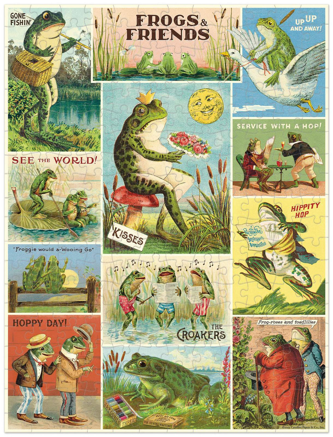 Frogs & Friends 240 Pce - Mini Puzzle