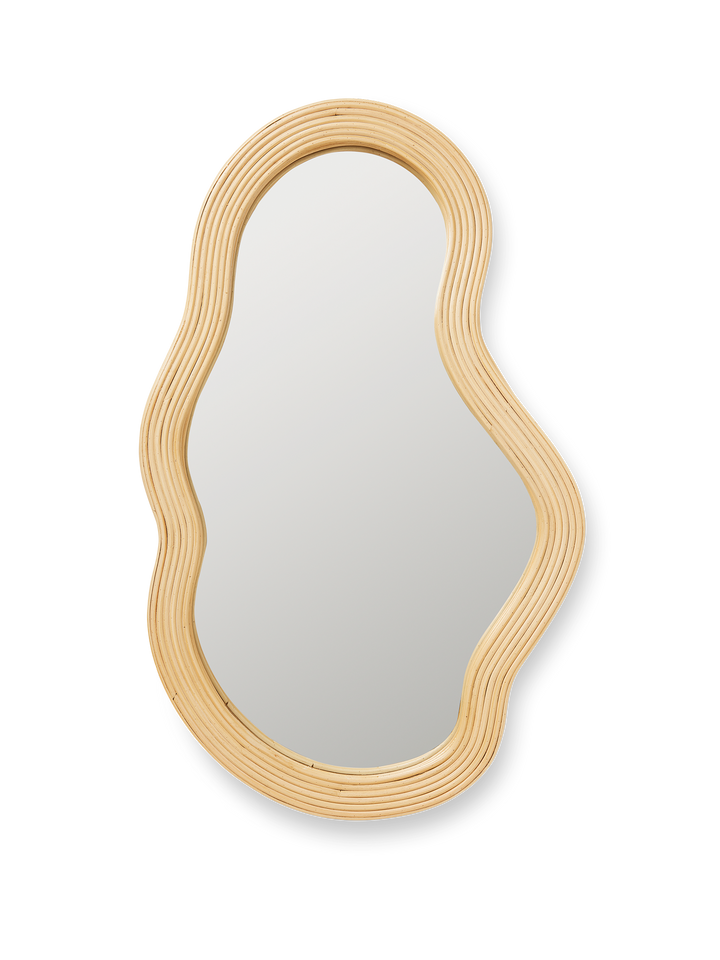Pond Rattan Mirror - Medium