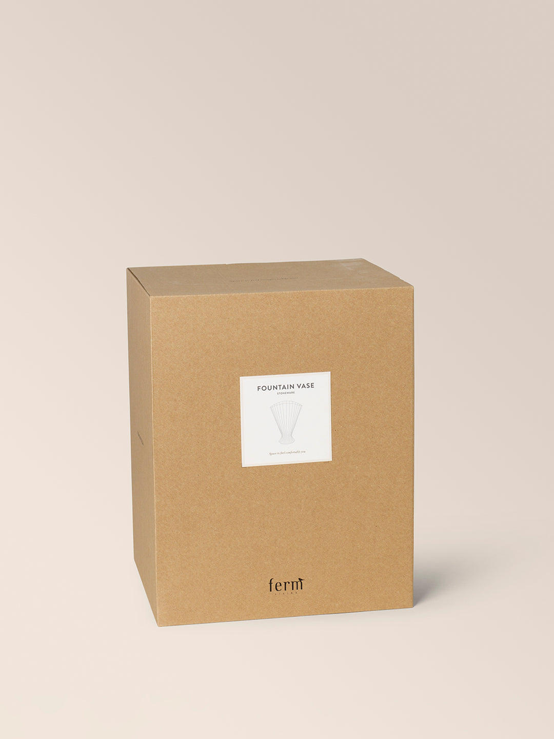 Fountain Vase - Off-White