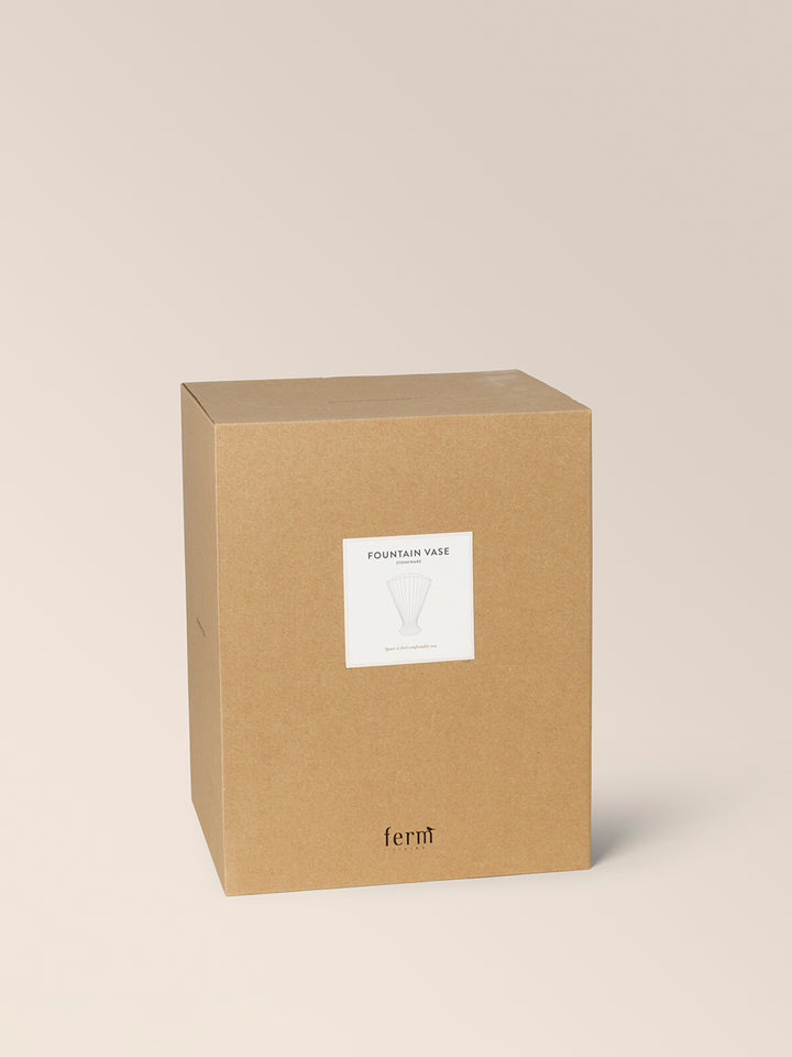 Fountain Vase - Off-White