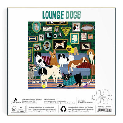 Lounge Dogs 500 Piece Puzzle