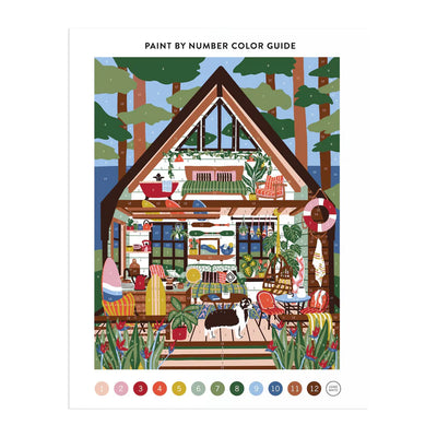 Surf Shack Hideaway 11 x 14 Paint By Number Kit No reviews