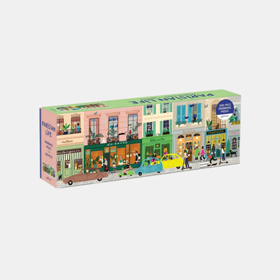 Parisian Life 1000 Piece Panoramic Puzzle