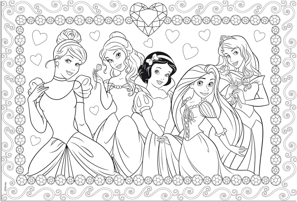 Disney Princess 108 Double Sided Puzzle