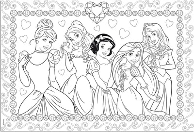 Disney Princess 108 Double Sided Puzzle
