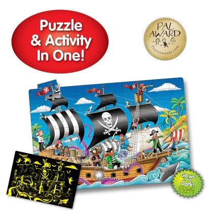 Glow in the Dark Puzzle - Pirate Ship