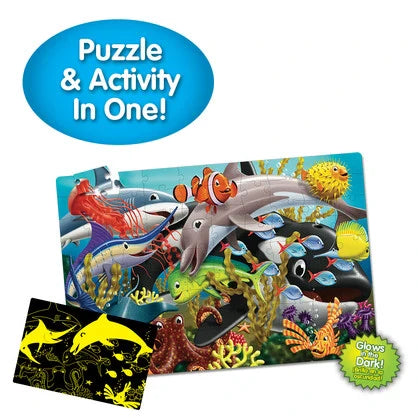 Glow in Dark Jigsaw Puzzle - Sealife