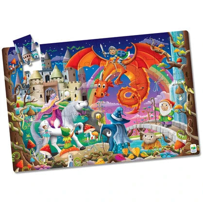 Double Glow in The Dark Fantasy Puzzle