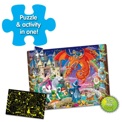 Double Glow in The Dark Fantasy Puzzle