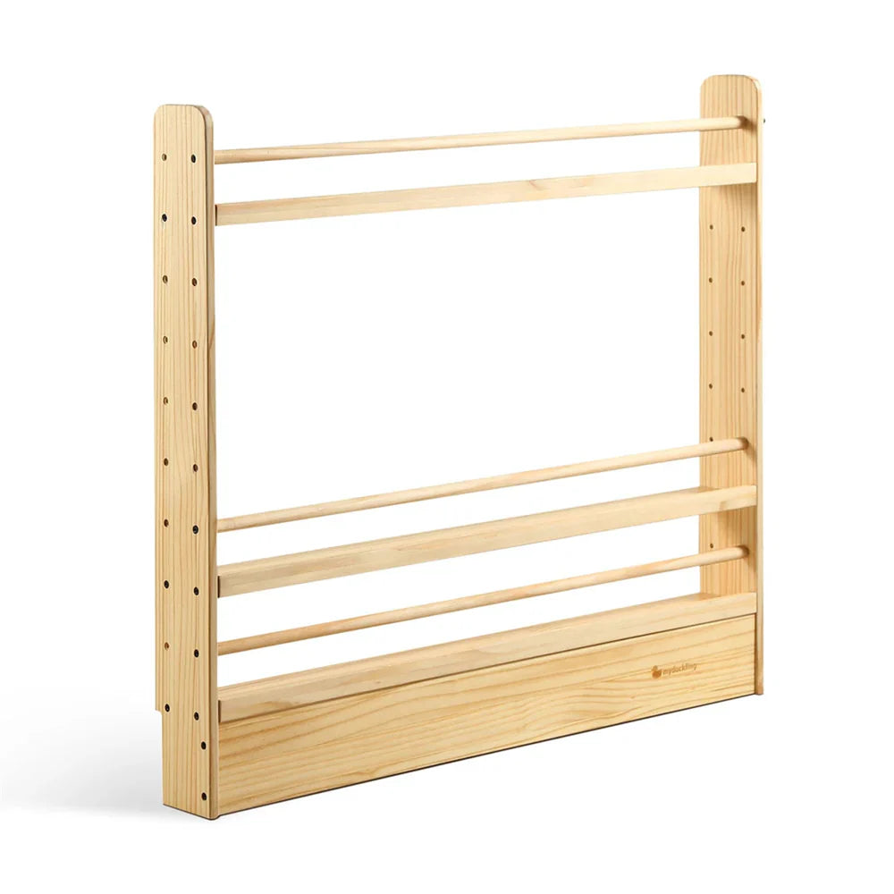 NALA Adjustable Solid Wood Bookshelf