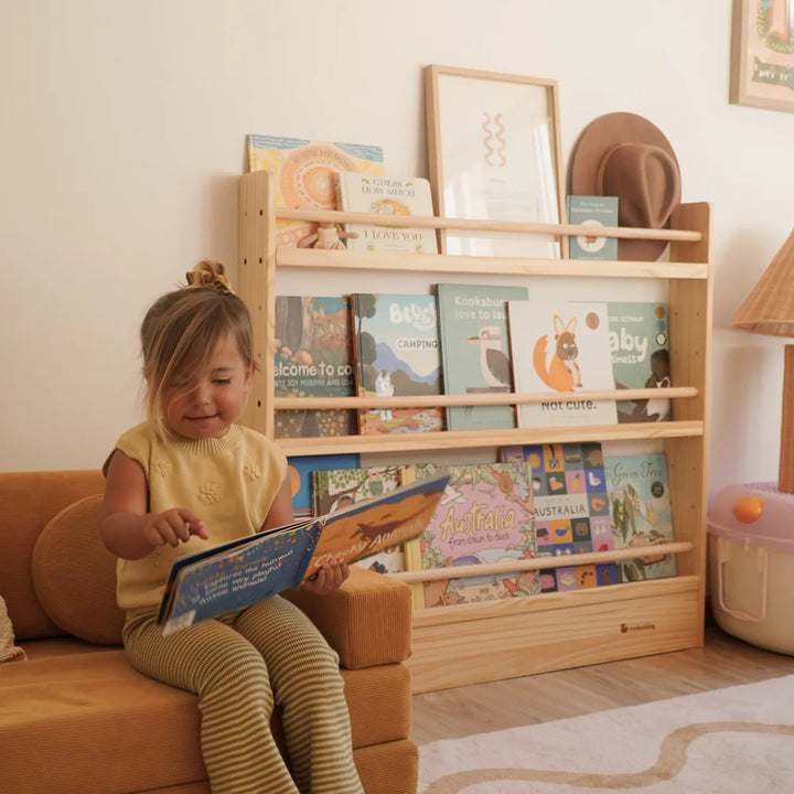 NALA Adjustable Solid Wood Bookshelf