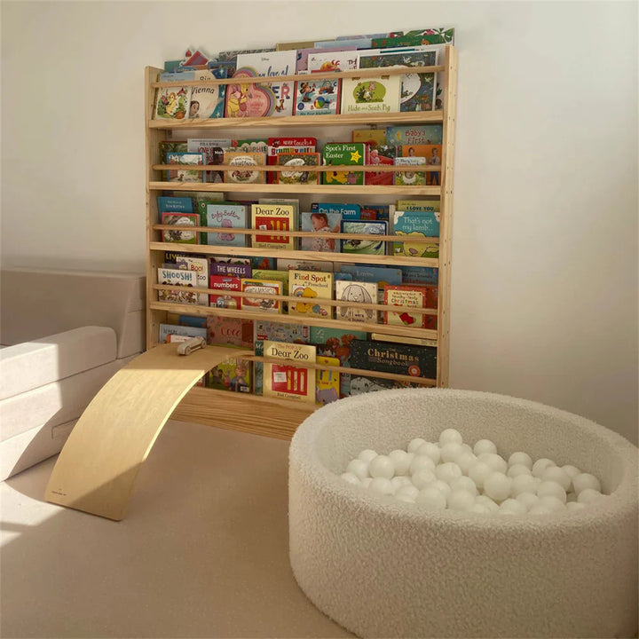 NALA Adjustable Solid Wood Bookshelf