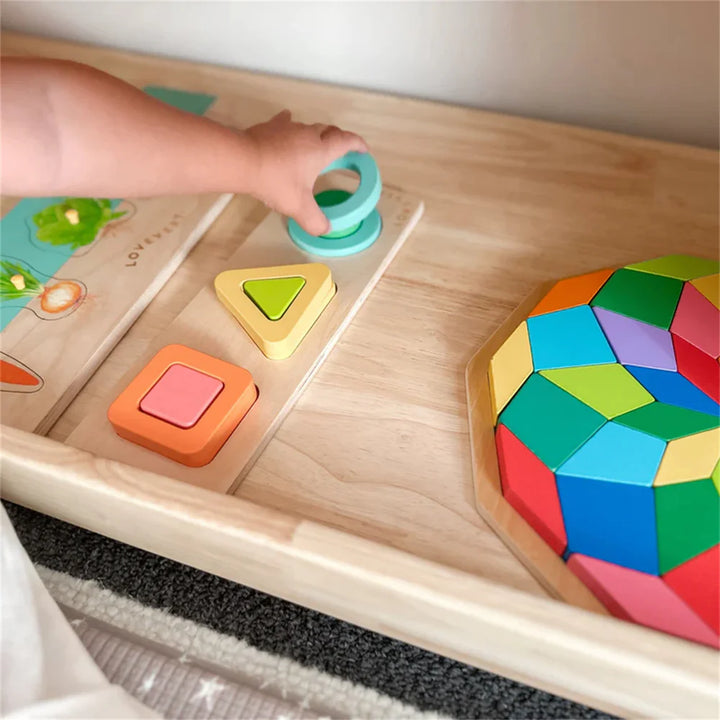 NALA Solid Wood 3 Layer Storage Shelf