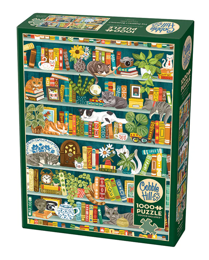 The Purrfect Bookshelf - 1000 piece puzzle