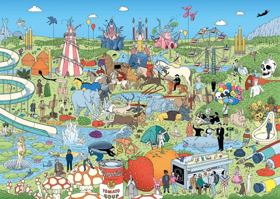 The Story of Iconic Artists - 500 Piece Jigsaw Puzzle