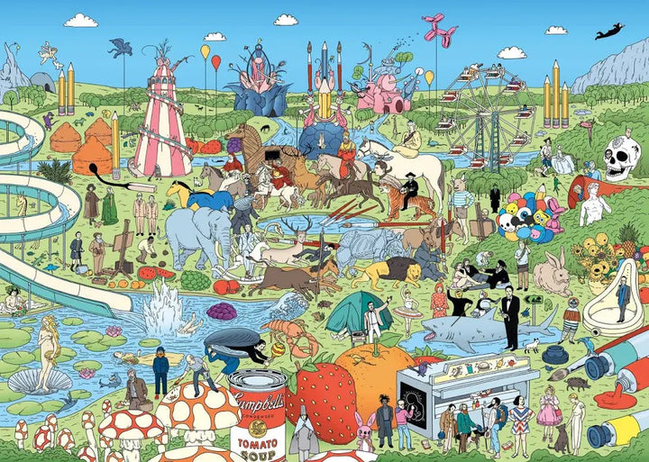 The Story of Iconic Artists - 500 Piece Jigsaw Puzzle