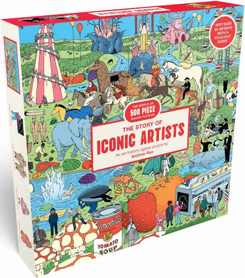 The Story of Iconic Artists - 500 Piece Jigsaw Puzzle