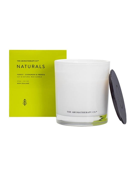 Naturals Candle FOREST 370g - Evergreen and Freesia