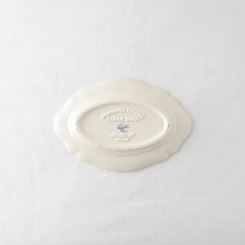 Early bird 19cm oval plate