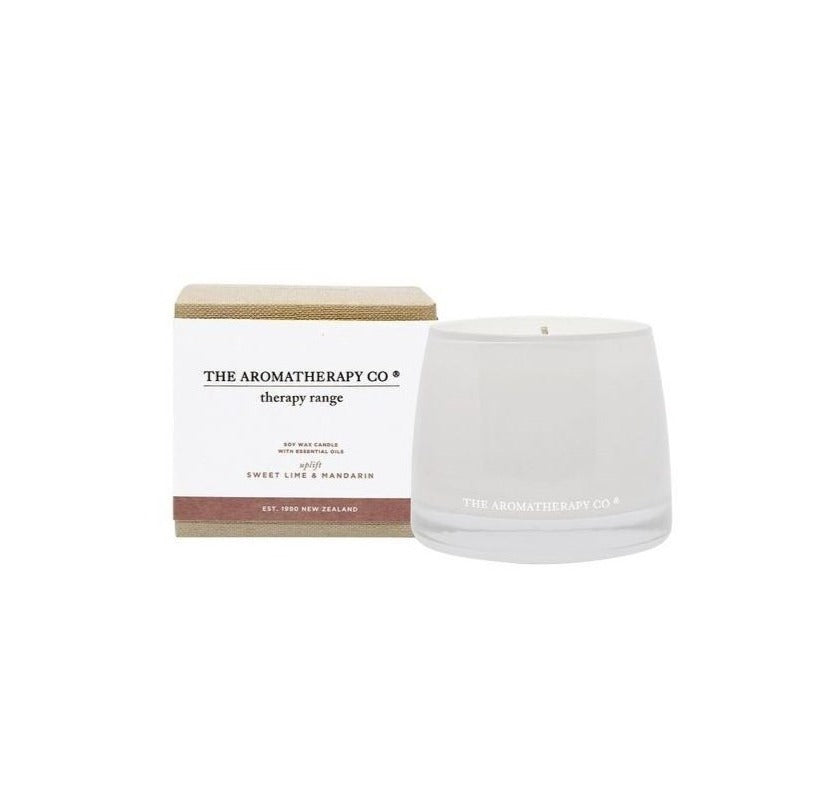 The Aromatherapy Co. Therapy Candle UPLIFT - 260g Sweet Lime and Mandarin