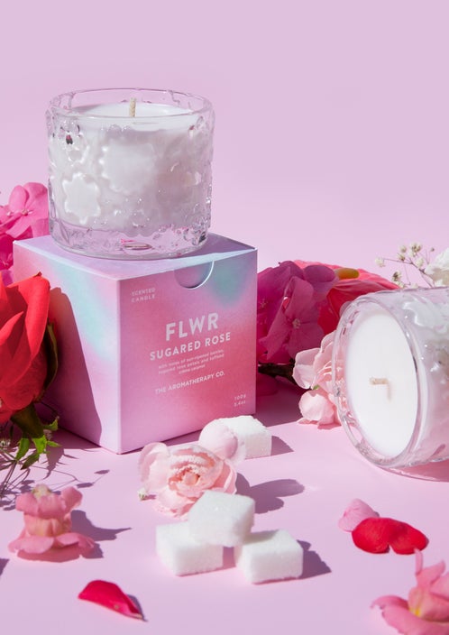 FLWR Candle - SUGARED ROSE