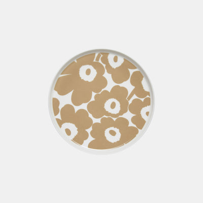 Oiva / Unikko Plate 25 Cm - Beige